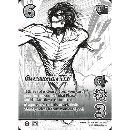 Clearing the Way, 5/22, UR-ALT, UniVersus, Attack on Titan: Battle for Humanity