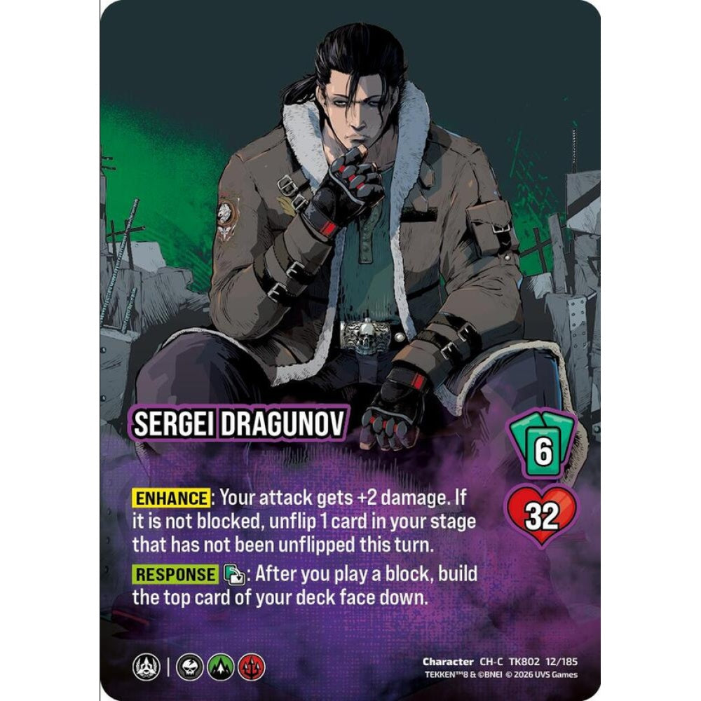 Sergei Dragunov 12/185 TK802 Universus Tekken 8 Character CH