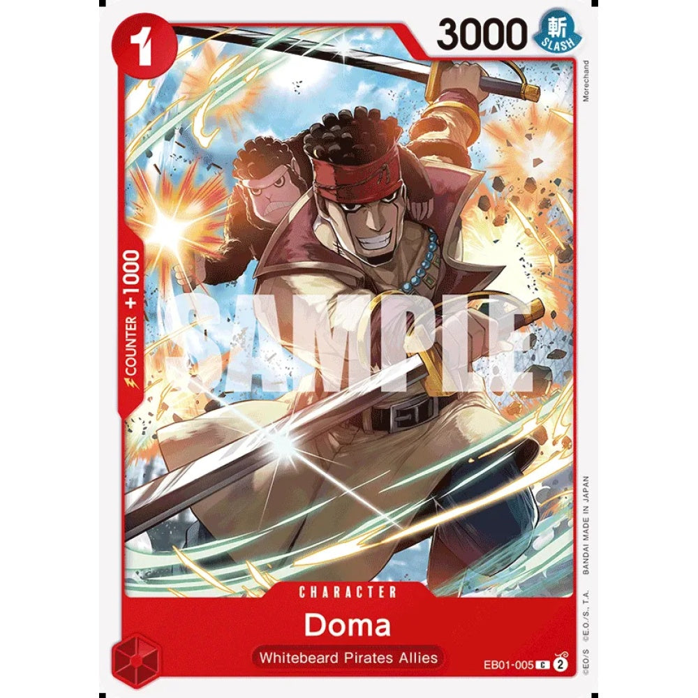 Doma, EB01-005, Common, One Piece, Memorial Collection