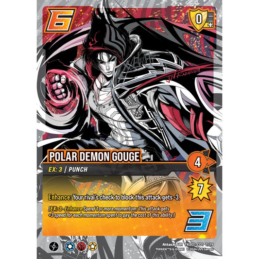 Polar Demon Gouge, 7/19, TK801-CD1, Universus, TEKKEN 8 Clash Decks, Attack, UR