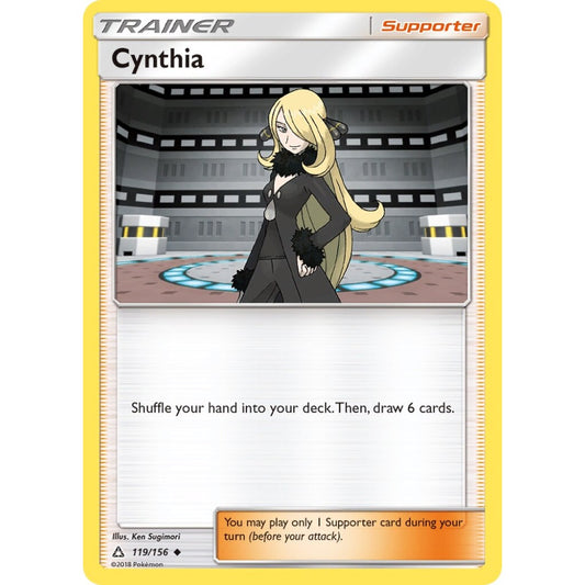 Cynthia Uncommon 119/156 Pokemon Card Game Ultra Prism