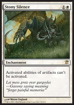 Stony Silence - Innistrad (Rare) [ISD-36]