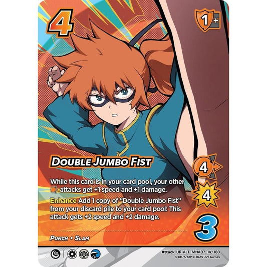 Double Jumbo Fist, 14/180, MHA07, Universus, Girl Power, nan