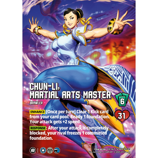 Chun-Li, Martial Arts Master 1/21 SF602 Universus Street Fighter 6: Challanger Series Chun-Li&Jamie Character CH-ALT