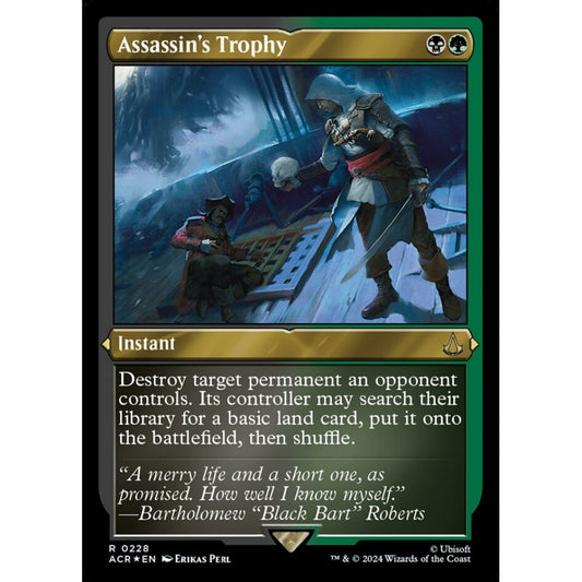 Assassin's Trophy rare 228 Magic the Gathering Assassin's Creed