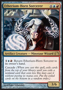 Etherium-Horn Sorcerer - Planechase 2012 (Rare) [PC2-91]
