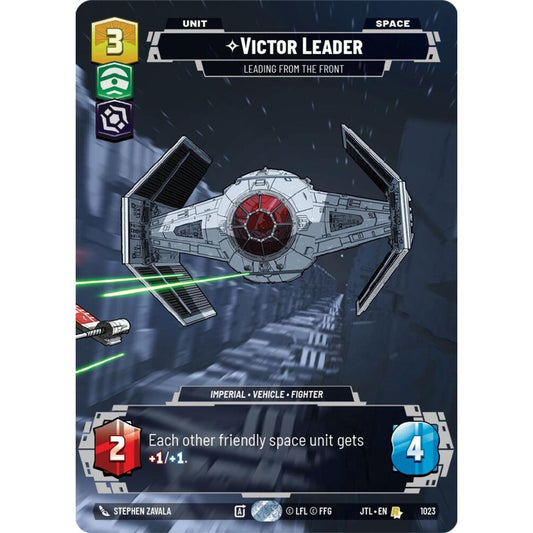 Victor Leader, R, JTL 1023) Prestige, Star Wars Unlimited