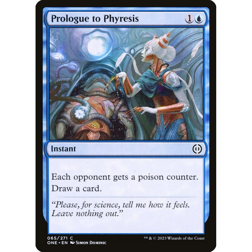 Prologue to Phyresis, common, 65, Magic the Gathering, Phyrexia: All Will Be One