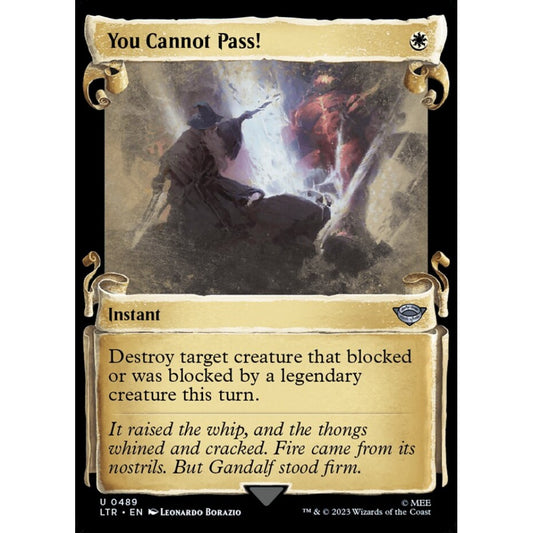 You Cannot Pass!, uncommon, 489, Magic the Gathering, The Lord of the Rings: Tales of Middle-earth