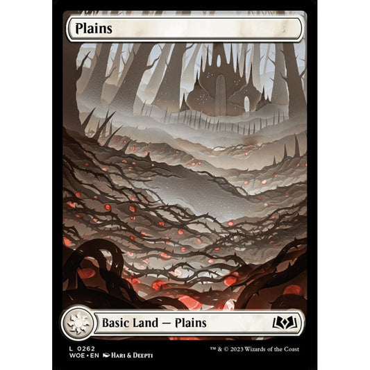 Plains, common, 262, Magic the Gathering, Wilds of Eldraine