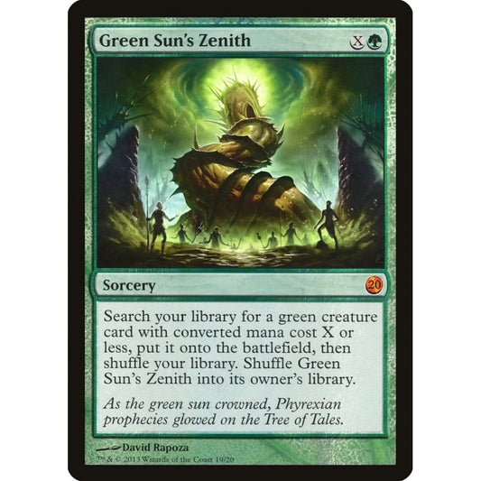 Green Sun's Zenith mythic 19 Magic the Gathering From the Vault: Twenty