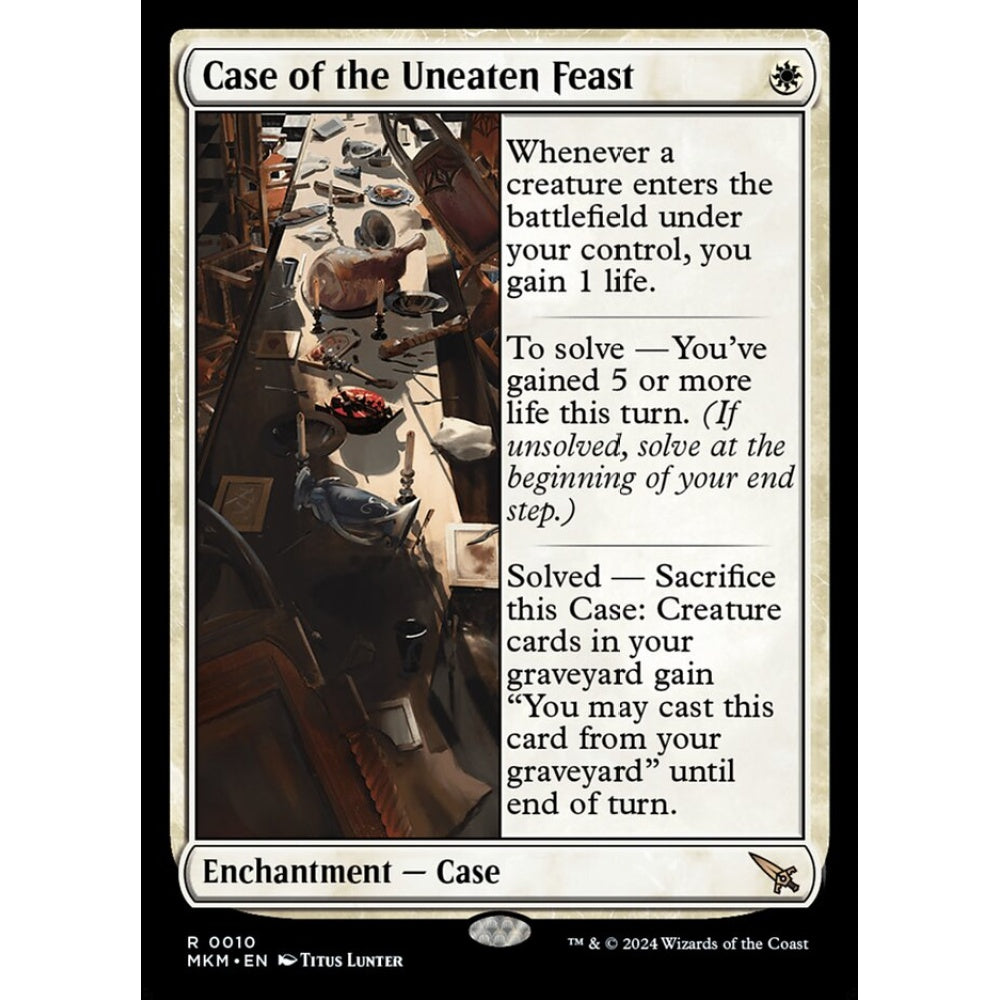 Case of the Uneaten Feast rare 10 Magic the Gathering Murders at Karlov Manor