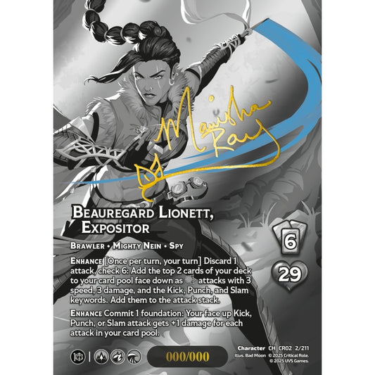 Beauregard Lionett, Expositor, 2/211, CR02, Universus, Critical Role: Heroes Of Exandria, Character, CH-CR