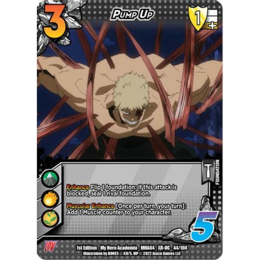 Pump Up, 044/108, XR-UC, UniVersus, MHA04 League of Villains