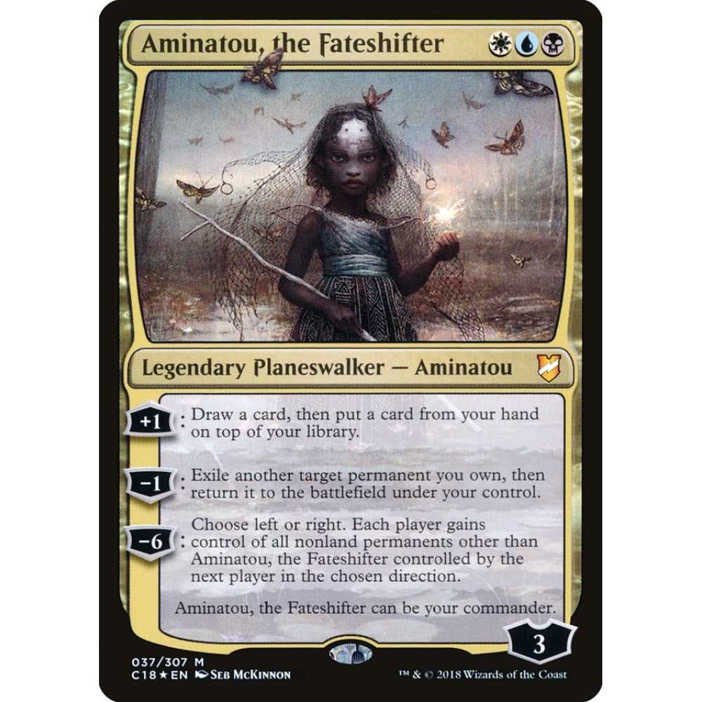 Aminatou, the Fateshifter mythic 37 Magic the Gathering Commander 2018