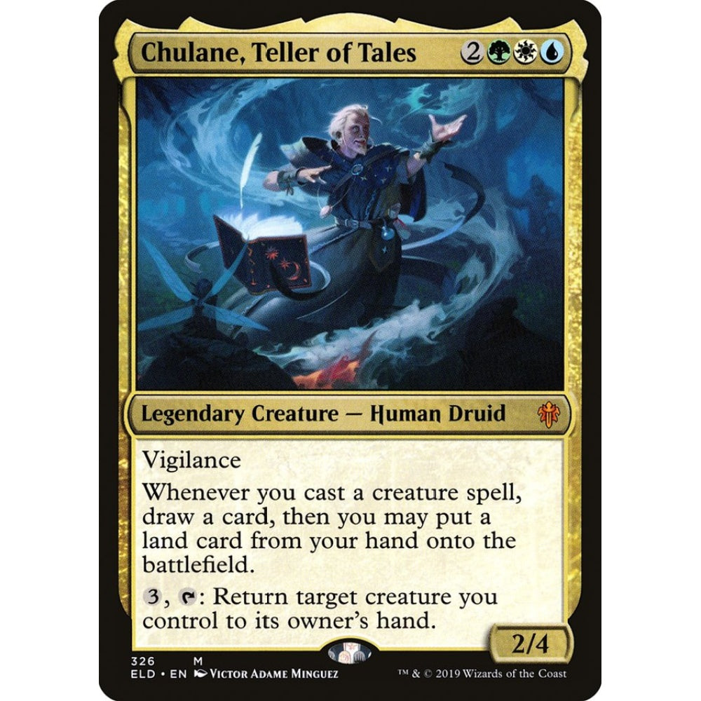 Chulane, Teller of Tales mythic 326 Magic the Gathering Throne of Eldraine