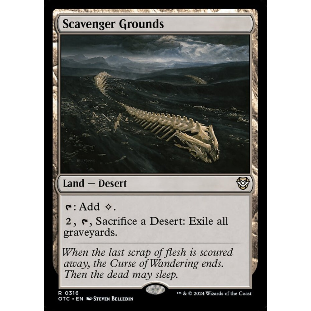 Scavenger Grounds, 316, rare, Magic: The Gathering, Outlaws of Thunder Junction