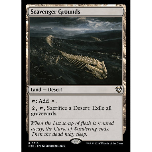 Scavenger Grounds, 316, rare, Magic: The Gathering, Outlaws of Thunder Junction