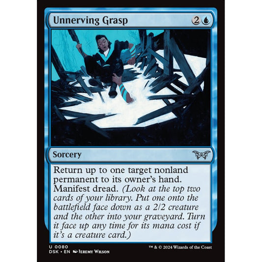 Unnerving Grasp, 80, uncommon, Magic: The Gathering, Duskmourn: House of Horror