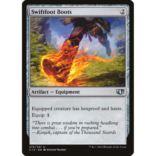 Swiftfoot Boots uncommon 275 Magic the Gathering Commander 2014