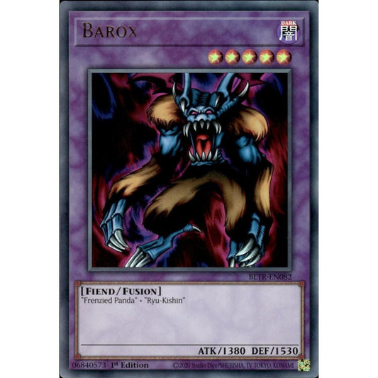 Barox BLTR-EN082 Ultra Yu-Gi-Oh Battles of Legend: Terminal Revenge