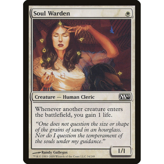 Soul Warden common 34 Magic the Gathering Magic 2010