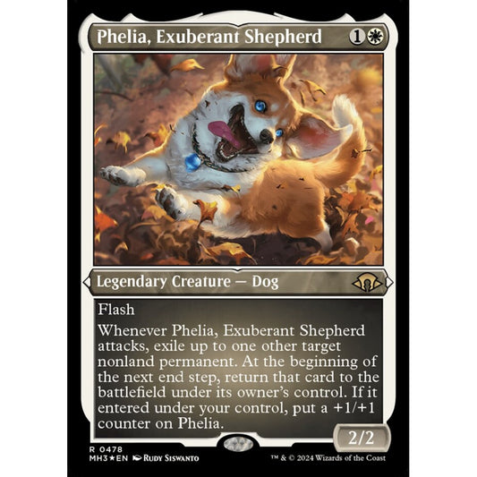 Phelia, Exuberant Shepherd, 478, rare, Magic: The Gathering, Modern Horizons 3