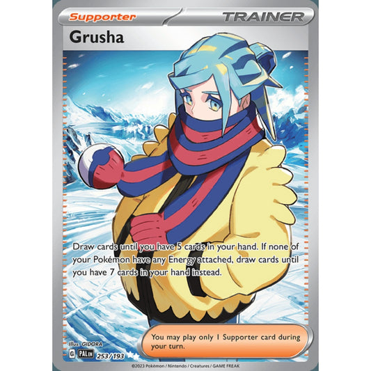 Grusha Full Art 253/193 Pokemon Card Game Paldea Evolved