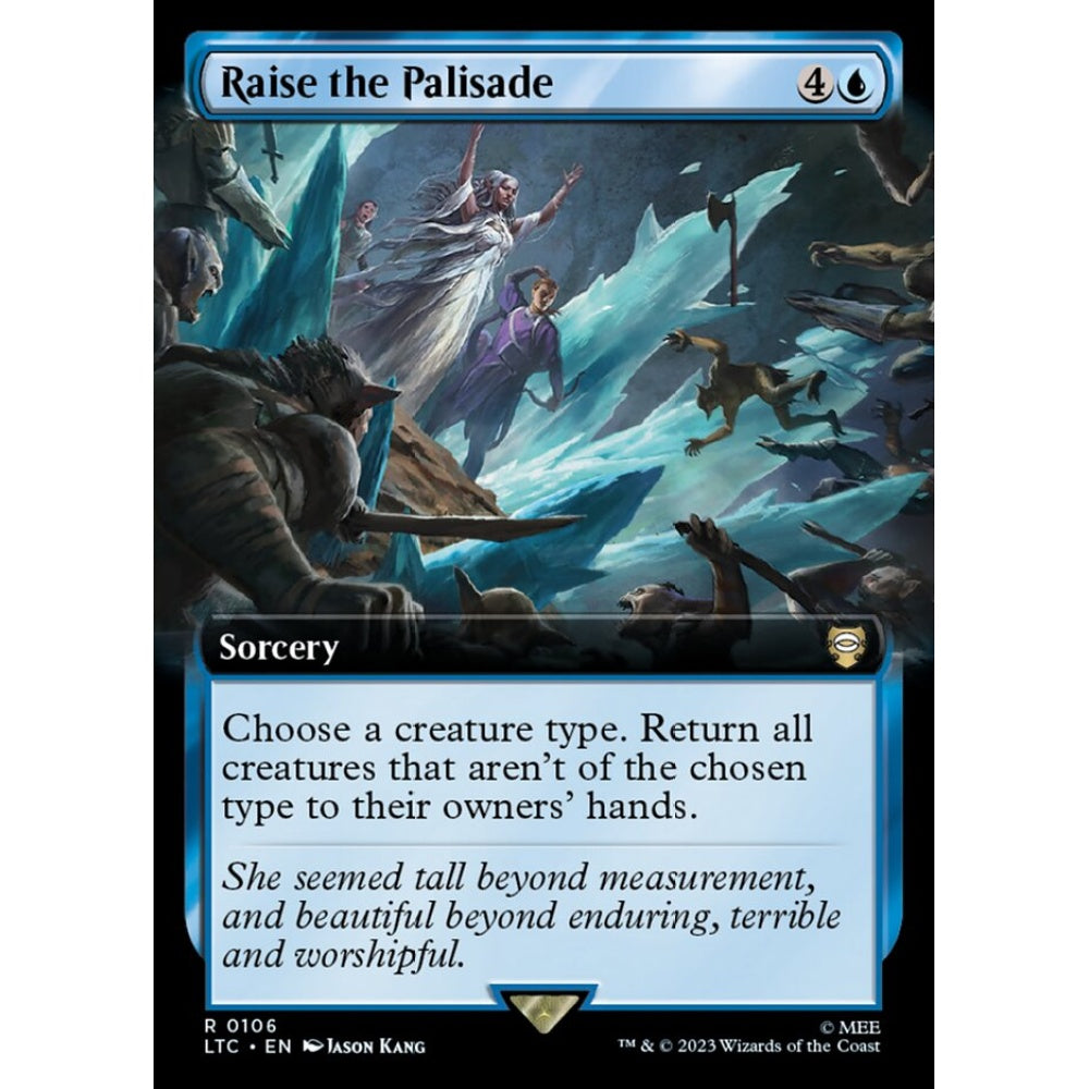 Raise the Palisade, rare, 106, Magic the Gathering, Tales of Middle-earth Commander