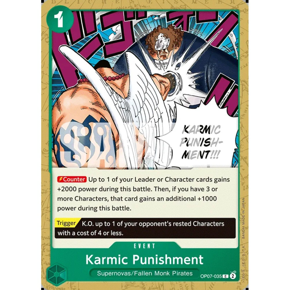 Karmic Punishment, OP07-035, Common, One Piece, 500 Years in the Future