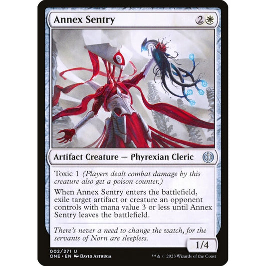 Annex Sentry, uncommon, 2, Magic the Gathering, Phyrexia: All Will Be One