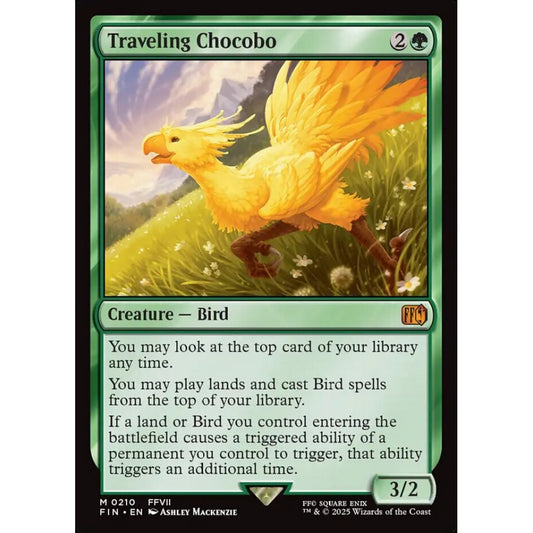 Traveling Chocobo mythic 210 Magic the Gathering Final Fantasy