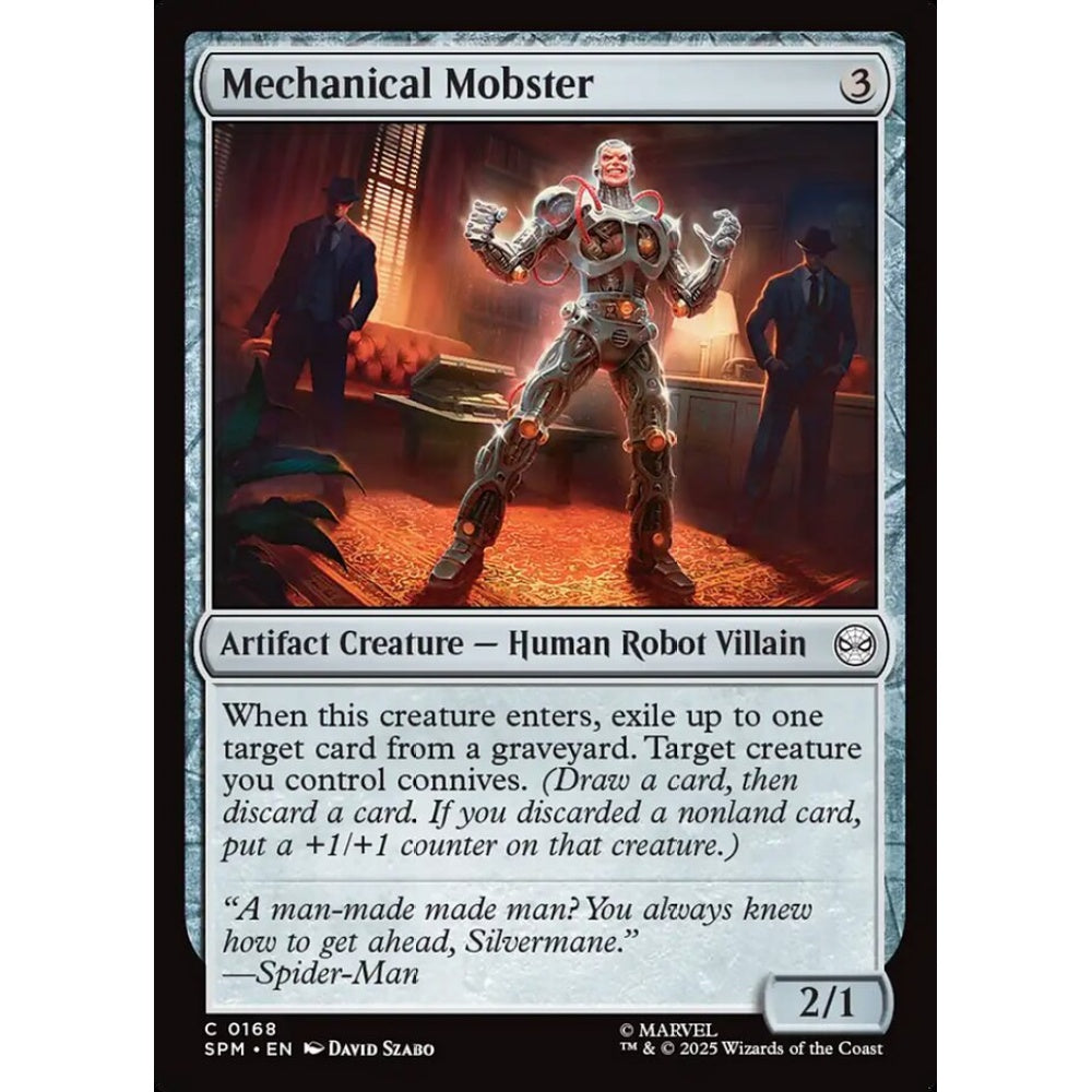 Mechanical Mobster common 168 Magic the Gathering Marvel's Spider-Man