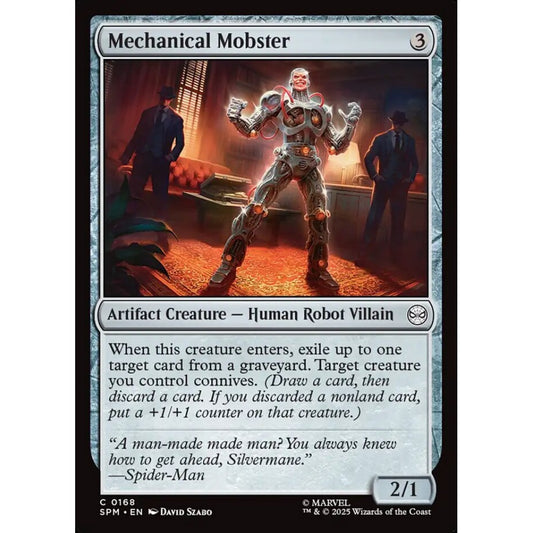 Mechanical Mobster common 168 Magic the Gathering Marvel's Spider-Man
