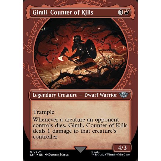 Gimli, Counter of Kills, uncommon, 804, Magic the Gathering, The Lord of the Rings: Tales of Middle-earth