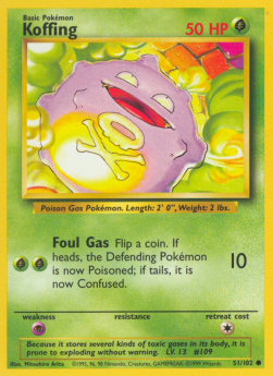 Koffing - Base Set (Common) [BS-51]