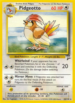 Pidgeotto - Base Set 2 (Rare) [B2-28]