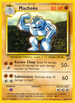 Machoke - Base Set 2 (Uncommon) [B2-49]