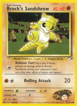 Brock's Sandshrew
