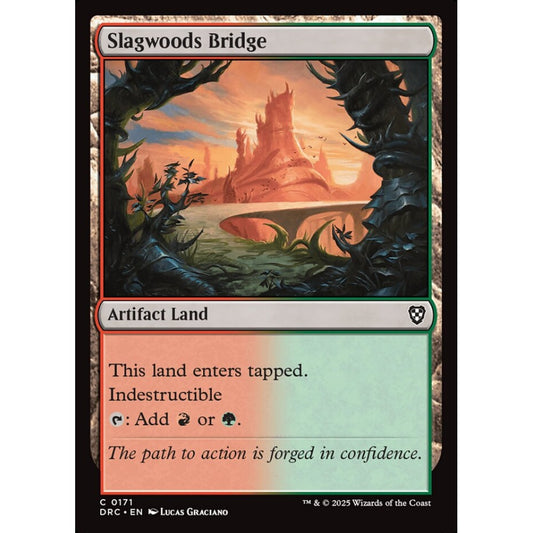 Slagwoods Bridge, 171, common, Magic: The Gathering, Aetherdrift Commander