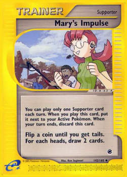 Mary's Impulse - Expedition Base Set (Uncommon) [EX-142]