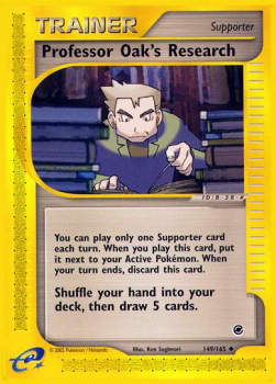 Professor Oak's Research - Expedition Base Set (Uncommon) [EX-149]