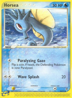 Horsea (Paralyzing Gaze) - EX Dragon (Common) [DR-58]