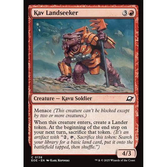 Kav Landseeker common 138 Magic the Gathering Edge of Eternities