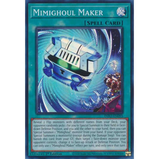 Mimighoul Maker INFO-EN095 Super Super Rare Yu-Gi-Oh The Infinite Forbidden in Art