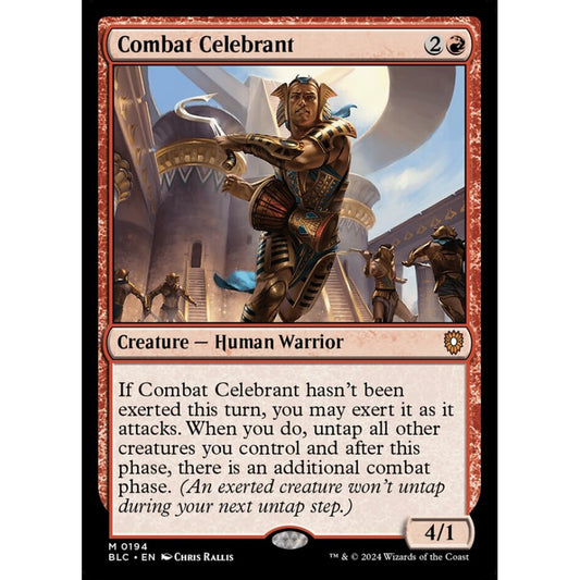 Combat Celebrant, 194, mythic, Magic: The Gathering, Bloomburrow