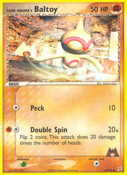 Team Magma's Baltoy (Fighting) (Peck)