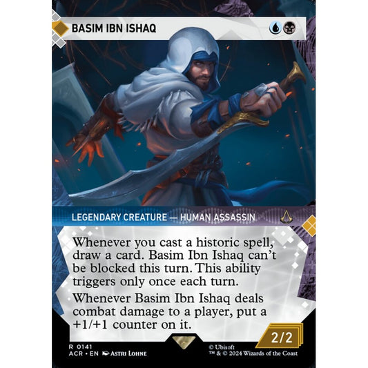 Basim Ibn Ishaq rare 141 Magic the Gathering Assassin's Creed