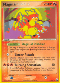Magmar - EX Legend Maker (Rare) [LM-21]