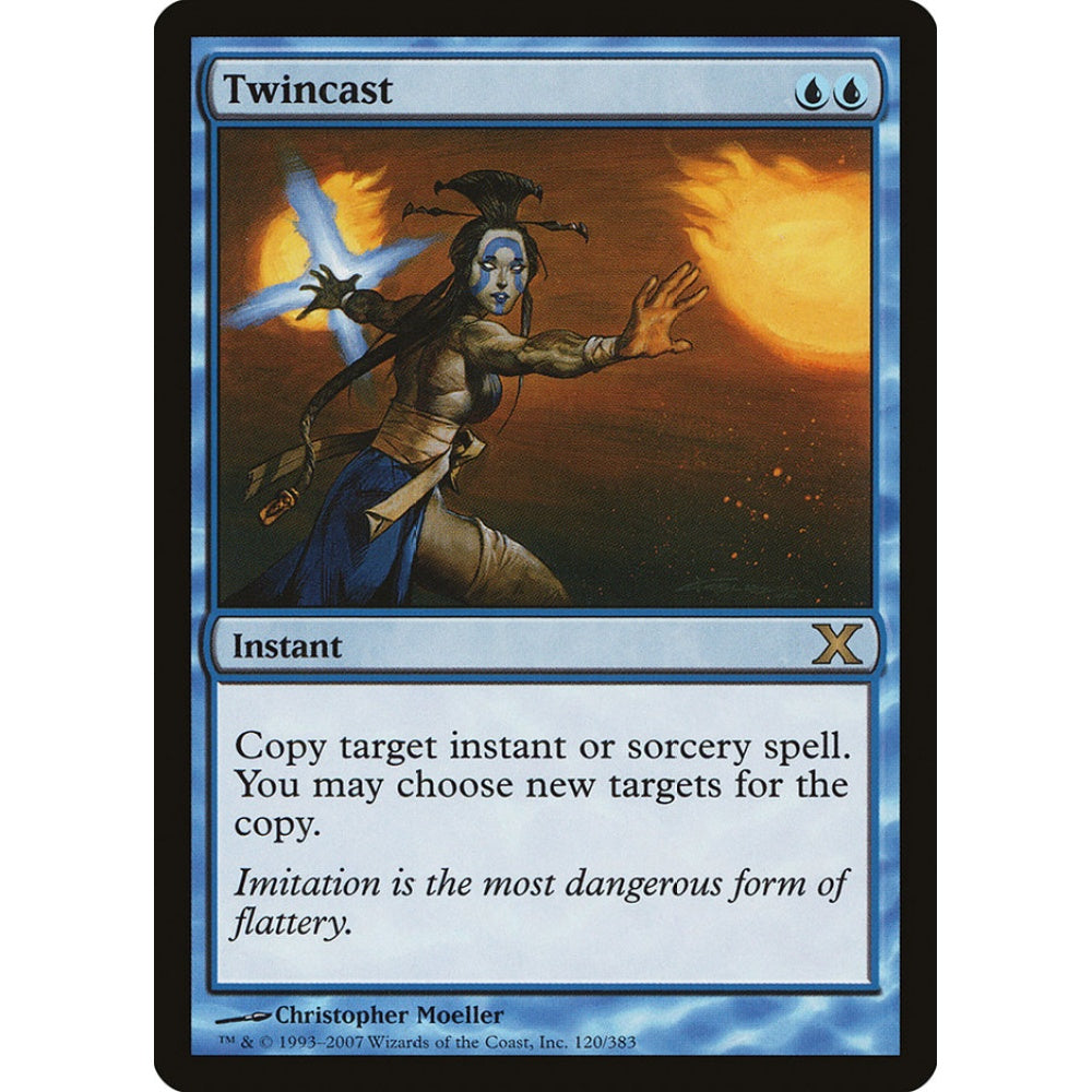 Twincast rare 120 Magic the Gathering Tenth Edition